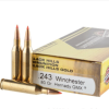 20 Rounds of 80gr Polymer Tipped .243 Win Ammo by Black Hills Gold Ammunition