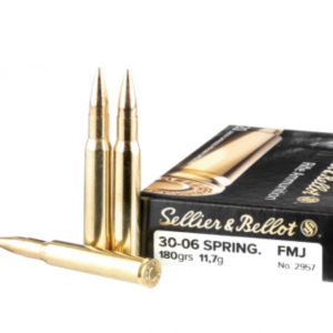 20 Rounds of 180gr FMJ 30-06 Springfield Ammo by Sellier & Bellot