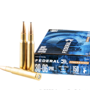 20 Rounds of 150gr SP 30-06 Springfield Ammo by Federal