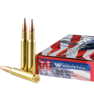20 Rounds of 150gr SP 30-06 Springfield Ammo by Hornady American Whitetail