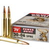 200 Rounds of 180gr SP 30-06 Springfield Ammo by Winchester