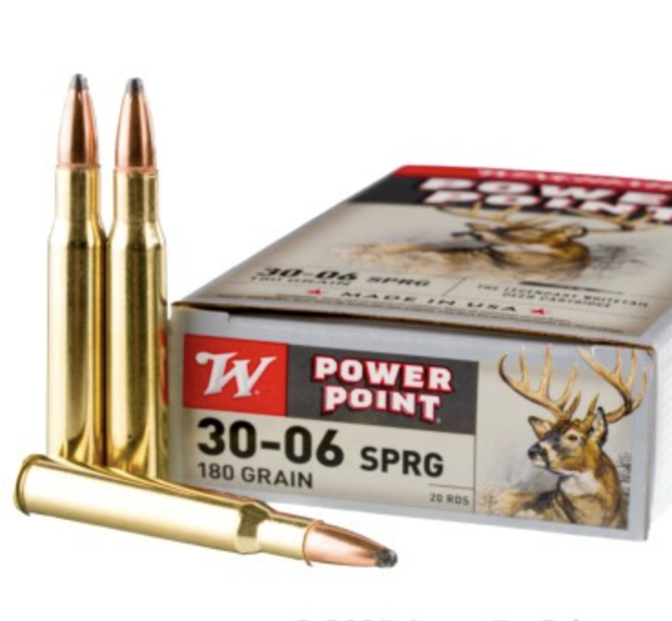 200 Rounds of 180gr SP 30-06 Springfield Ammo by Winchester