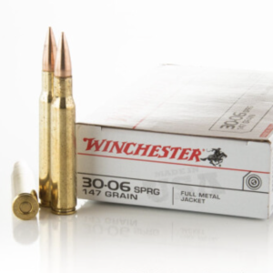 20 Rounds of 147gr FMJ 30-06 Springfield Ammo by Winchester