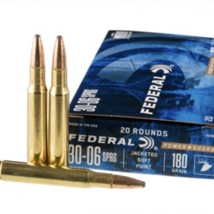 200 Rounds of 180gr SP 30-06 Springfield Ammo by Federal Power-Shok