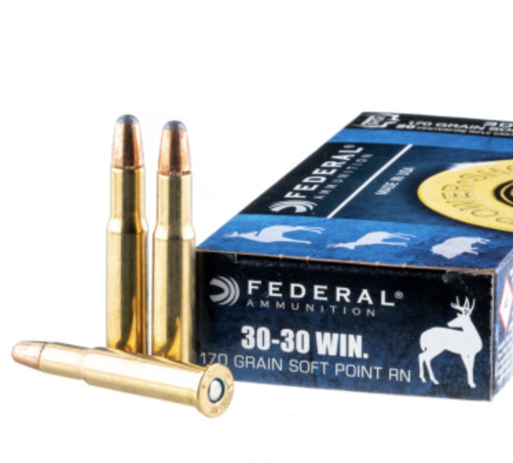 200 Rounds of 170gr JSP 30-30 Win Ammo by Federal
