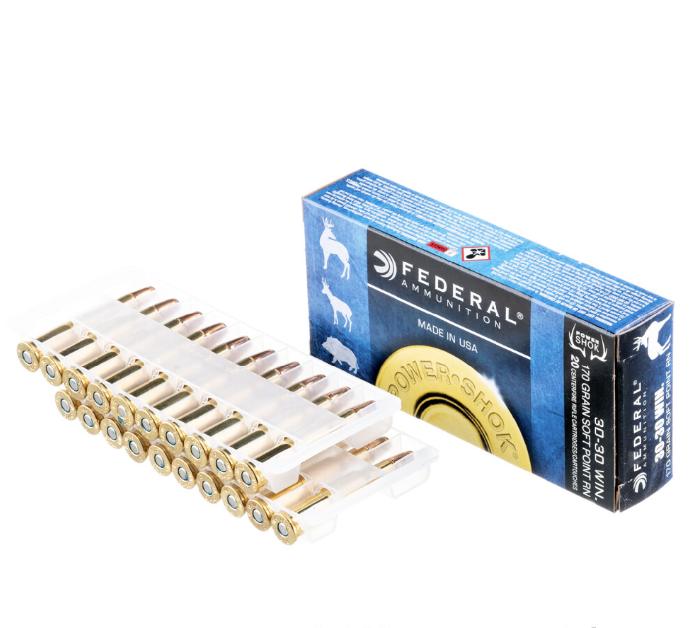 200 Rounds of 170gr JSP 30-30 Win Ammo by Federal - Image 2