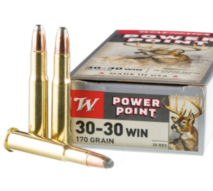 200 Rounds of 150gr Power-Point 30-30 Win Ammo by Winchester