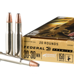 200 Rounds of 150gr Bonded SP 30-30 Win Ammo by Federal HammerDown