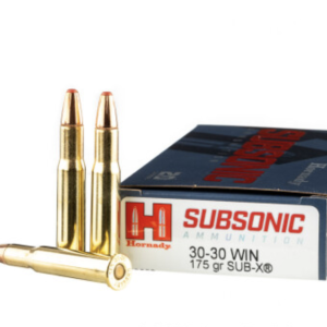 20 Rounds of 175gr Sub-X 30-30 Win Ammo by Hornady