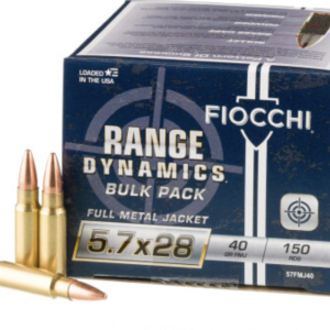 450 Rounds of 40gr FMJ 5.7x28mm Ammo by Fiocchi