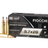 50 Rounds of 40gr Polymer Tip 5.7x28mm Ammo by Fiocchi