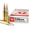 1000 Rounds of 55gr FMJ M193 5.56x45 Ammo by Winchester USA White Box