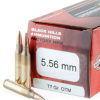 50 Rounds of 77gr OTM 5.56x45 Ammo by Black Hills Ammunition