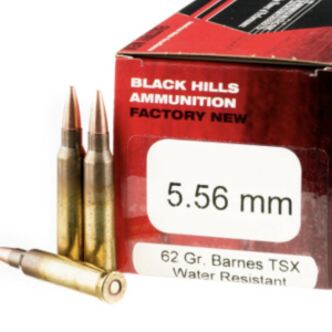50 Rounds of 62gr TSX 5.56x45 Ammo by Black Hills Ammunition